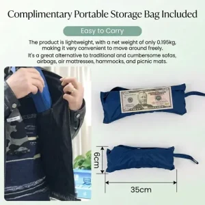 Carry Anywhere Quick Inflatable Mini Lounge Chair