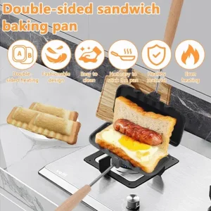 Double Sided Non-Stick Sandwich Maker Pan