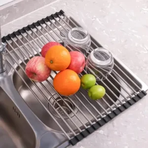 Foldable Over Sink Dish Drying Rack