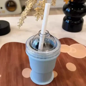 RoundRoll Foldable Silicone Ice Ball Drink Cup