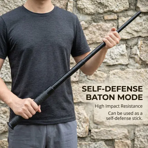 Telescopic Instant-Deploy Outdoor Stick