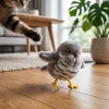 Chirping Bird Motion Cat Teaser Toy