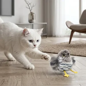 Chirping Bird Motion Cat Teaser Toy