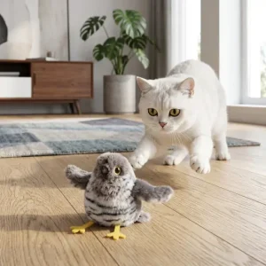 Chirping Bird Motion Cat Teaser Toy
