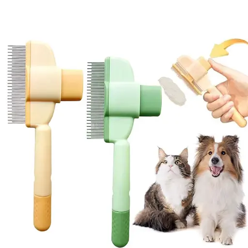 Flea Removal Easy Self-Cleaning Pet Brush