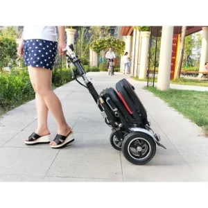 Foldable 4-Wheel Electric Elderly Mobility Scooter