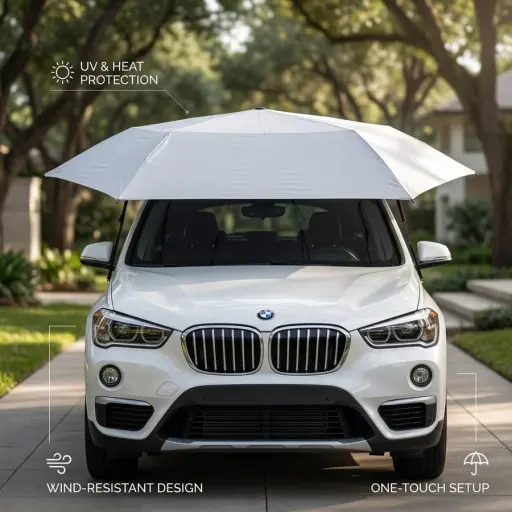 Automatic Folding Car Roof Cover Umbrella Tent