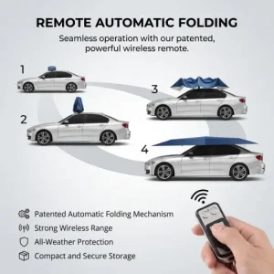 Automatic Folding Car Roof Cover Umbrella Tent