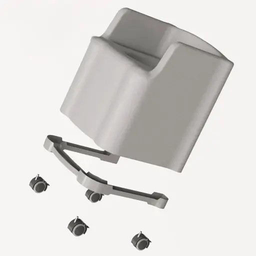 Heavy-Duty Portable Potty Seat Toilet Chair