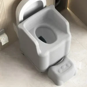 Heavy-Duty Portable Potty Seat Toilet Chair