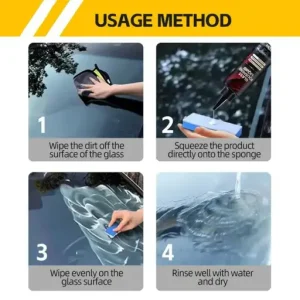 Quick Easy Glass Polishing Stain Cleaner