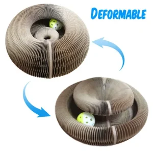 Cat Scratching Board - Cat Toy Magic Foldable Scratching Cardboard