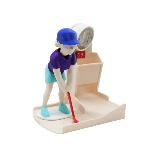 Golf Night Bottle Opener Tabletop Bar Accessory with Mini Golfer
