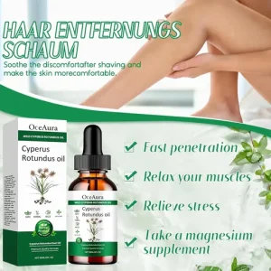 OceAura Cyperus Rotundus Oil Hair Removal Formula