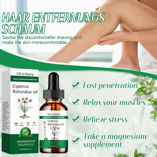 OceAura Cyperus Rotundus Oil Hair Removal Formula