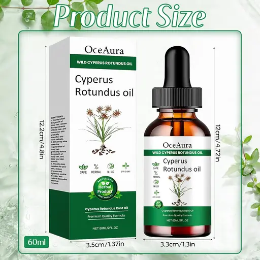 OceAura Cyperus Rotundus Oil Hair Removal Formula