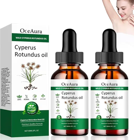 OceAura Cyperus Rotundus Oil Hair Removal Formula