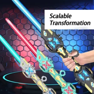 Rechargeable Telescopic Power Laser Toy Sword Extended with LED Lights