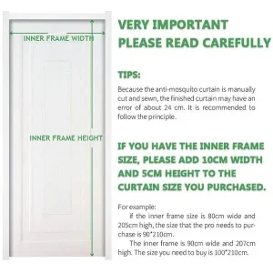 Hands-Free Automatic Closing Magnetic Mosquito Net