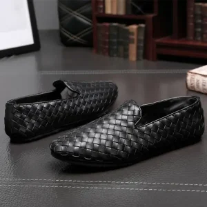 Japanese Style Casual Leather Slip-on Shoe