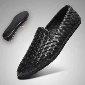 Japanese Style Casual Leather Slip-on Shoe - Image 6
