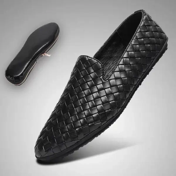 Japanese Style Casual Leather Slip-on Shoe - Image 6