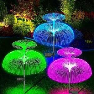 Solar-Powered Floating Jellyfish Garden Lights