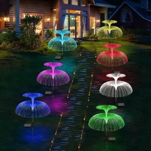 Solar-Powered Floating Jellyfish Garden Lights