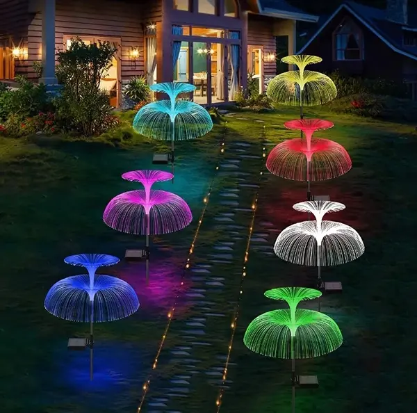 Solar-Powered Floating Jellyfish Garden Lights